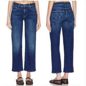 MOTHER The Mid Rise Rambler Zip Ankle Jeans Size 25 Coastal Colors